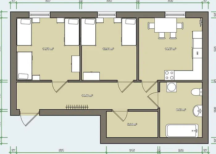 5 Bett Monteurwohnung In Schoenebeck, Pfaennerstrasse 6a